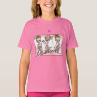 Girls I Liebe Tennis T Shirt - Niedlich Tennis T