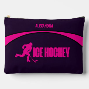 Girls Ice Hockey Birthday Party, Hockey Player Zubehörtasche
