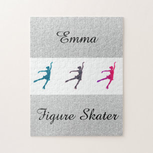 Girls Imitats Glitzer Ice Skaten / Abbildung Skate