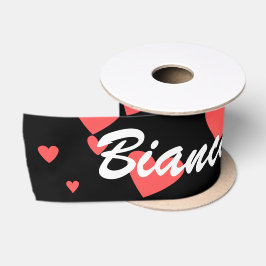 Girls Individuelle Name für Geschenkpackungen Satinband