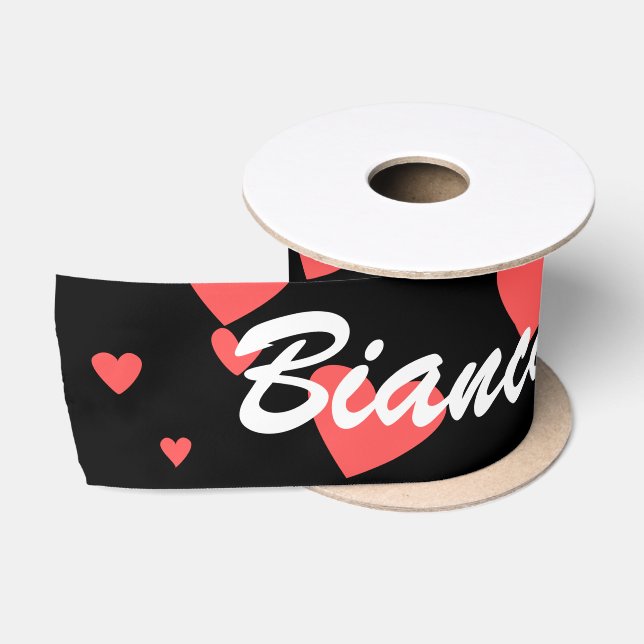 Girls Individuelle Name für Geschenkpackungen Satinband (Spule)