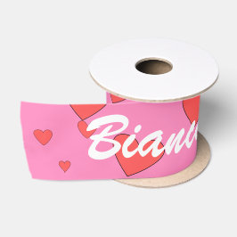 Girls Individuelle Name für Geschenkpackungen Satinband
