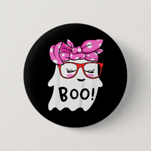 Girls Kleinkind Happy Halloween Geist mit Bandana Button