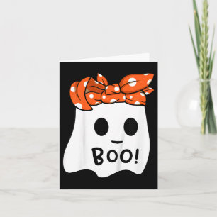 Girls Kleinkind Happy Halloween Geist mit Bandana  Karte