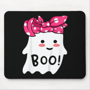 Girls Kleinkind Happy Halloween Geist mit Bandana Mousepad