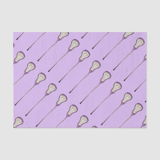 Girls Lacrosse Gift Seidenpapier (Vorderseite)