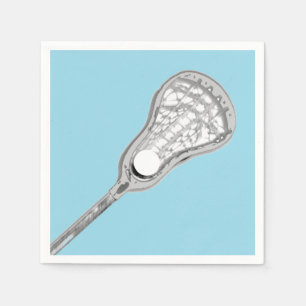 Girls Lacrosse Party Event Serviette