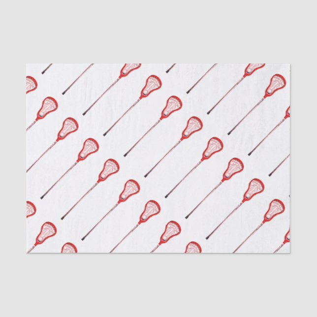 Girls Lacrosse Seidenpapier (Vorderseite)