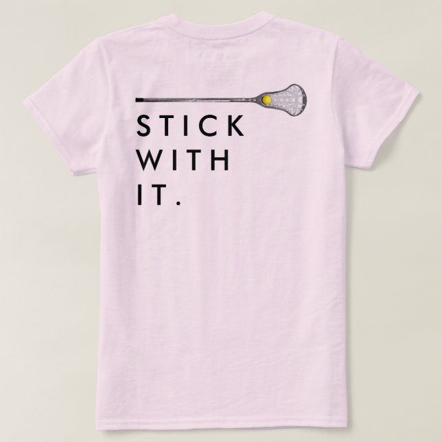 Girls Lacrosse T-Shirt (Design Rückseite)