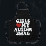Girls Liebe Mein Autismus Swag Funny Autistic Boy  Schürze<br><div class="desc">Girls Liebe Mein Autismus Swag Funny Autistic Boy Geschenke</div>