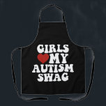 Girls Liebe Mein Autismus Swag Funny Autistic Boy  Schürze<br><div class="desc">Girls Liebe Mein Autismus Swag Funny Autistic Boy Geschenke</div>