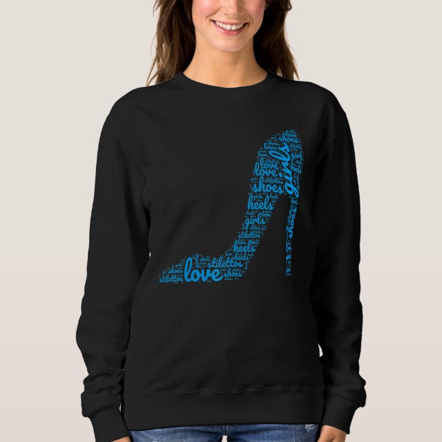 Girls Liebe Shoes Women Stiletto High Heels Shoe F Sweatshirt (Vorderseite)