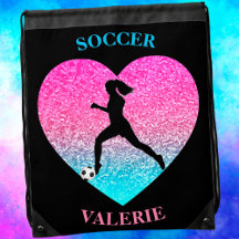 Girls Liebe Soccer Black