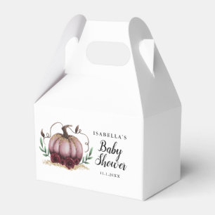 Girls Little Pumpkin Babydusche Geschenkschachtel