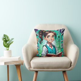 Girls Love Science! Kissen