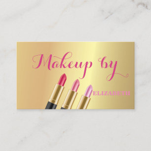 Girls modern Beruflich, schwarz, Lipstick Visitenkarte