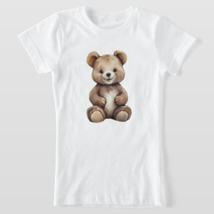 Girl's Niedlich Bären T - Shirt