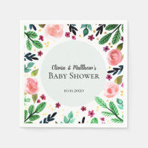 Girls Niedlich Floral Watercolor Blume Kinderdusch