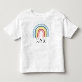 Girls Niedlich Modern Magical Rainbow Cartoon & Na Kleinkind T-shirt