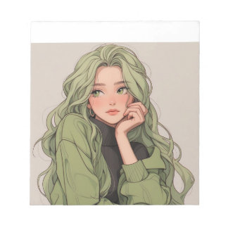 Girls niedlich Notizblock