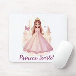 Girls Niedlich Princess Sparkle Personalisiert Mousepad