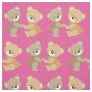 Girls Niedlich Teddy Bears Stoff