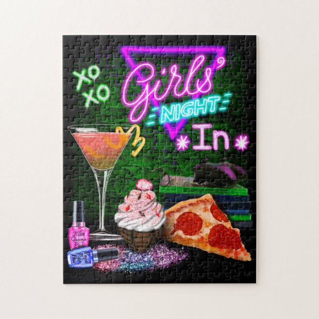 "Girls’ Night In" Fan Girl Puzzle (Vertikal)