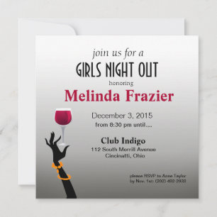 Girls Night Out Cocktail Party Einladung