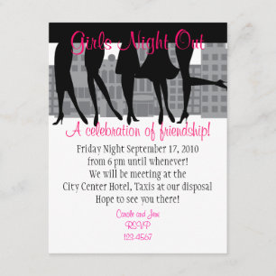 Girls Night Out Einladung