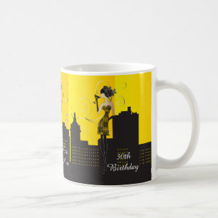 Girls Night Out - Gelb Kaffeetasse
