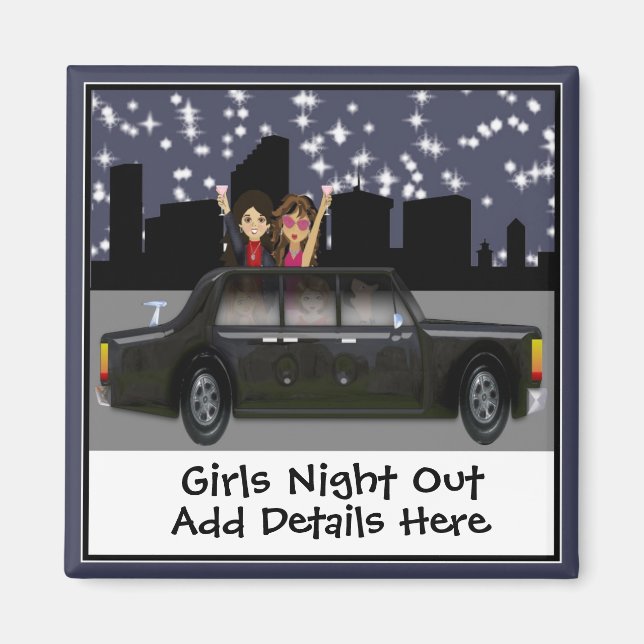 Girls Night Out Magnet (Vorne)