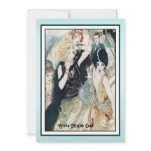 Girls Night Out Mayhem Vintag Art Deco