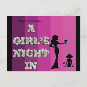 Girls Night - Postcard Einladung