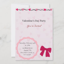 Girls Night Valentine's Day Party Invitation