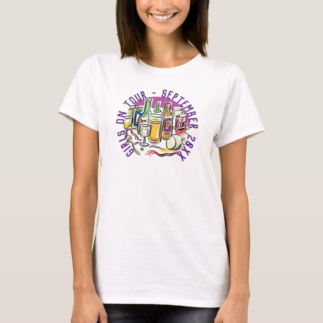 Girls on Tour T - Shirt (Vorderseite)