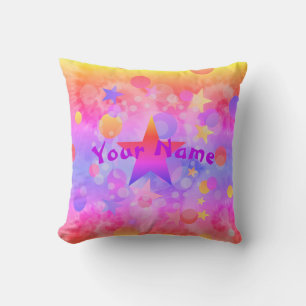 Girl's Personalisiertes Throw Kissen HAMbyWG
