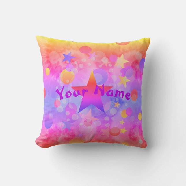 Girl's Personalisiertes Throw Kissen HAMbyWG (Vorderseite)