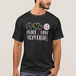 Girls Pickleball Ball Sport Court Turnier Peac T-Shirt