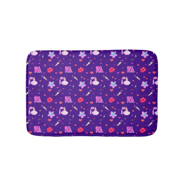 Girls-Power Badematte (Vorderseite)