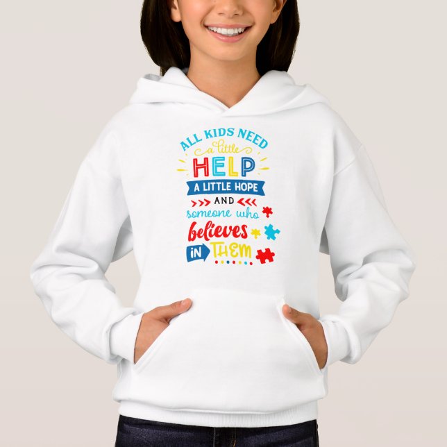 Girl's Pullover Hoodie (Vorderseite)