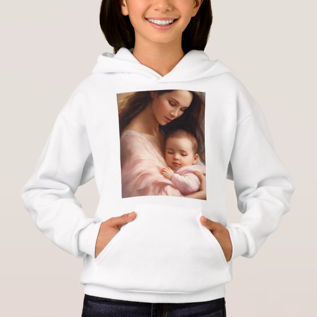 Girl's Pullover Hoodie (Vorderseite)