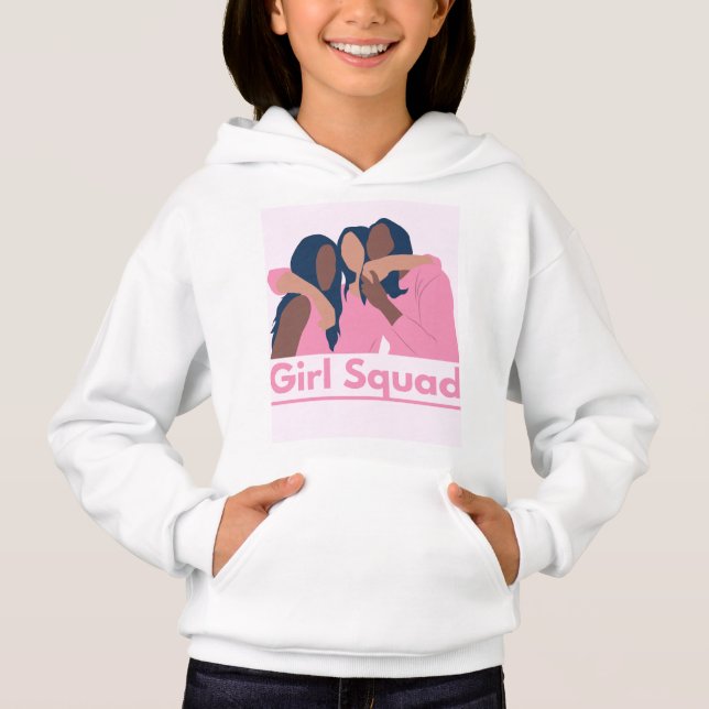 Girl's Pullover Hoodie (Vorderseite)