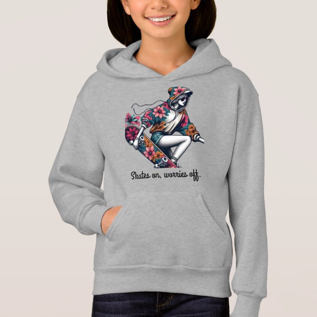 Girl's Pullover Hoodie (Vorderseite)