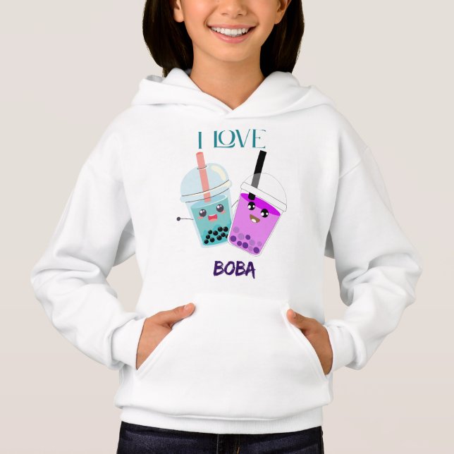 Girl's Pullover Hoodie (Vorderseite)