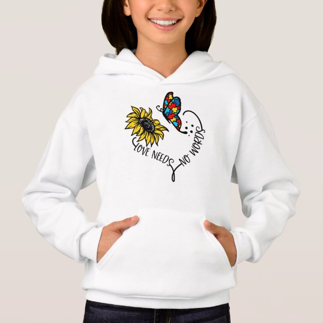 Girl's Pullover Hoodie (Vorderseite)