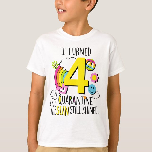 Girls Quarantine Birthday Shirt Kids Quarantine (Vorderseite)
