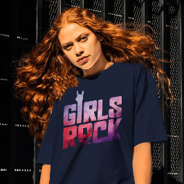 Girls Rock in Sweden Rock T-Shirt