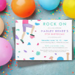 Girls Rock Klettern Geburtstagsparty Einladung<br><div class="desc">Girl's Rock Climbing Geburtstagsparty Einladung - Rock on! Die Kletterwand mit farbenfrohen Laderäumen ist in lustiger Aquarelltextur.</div>