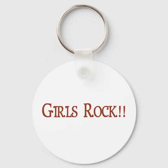Girls Rock! Schlüsselanhänger (Vorderseite)