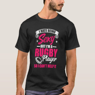 Girls Rugby Player Woman Rugby T-Shirt